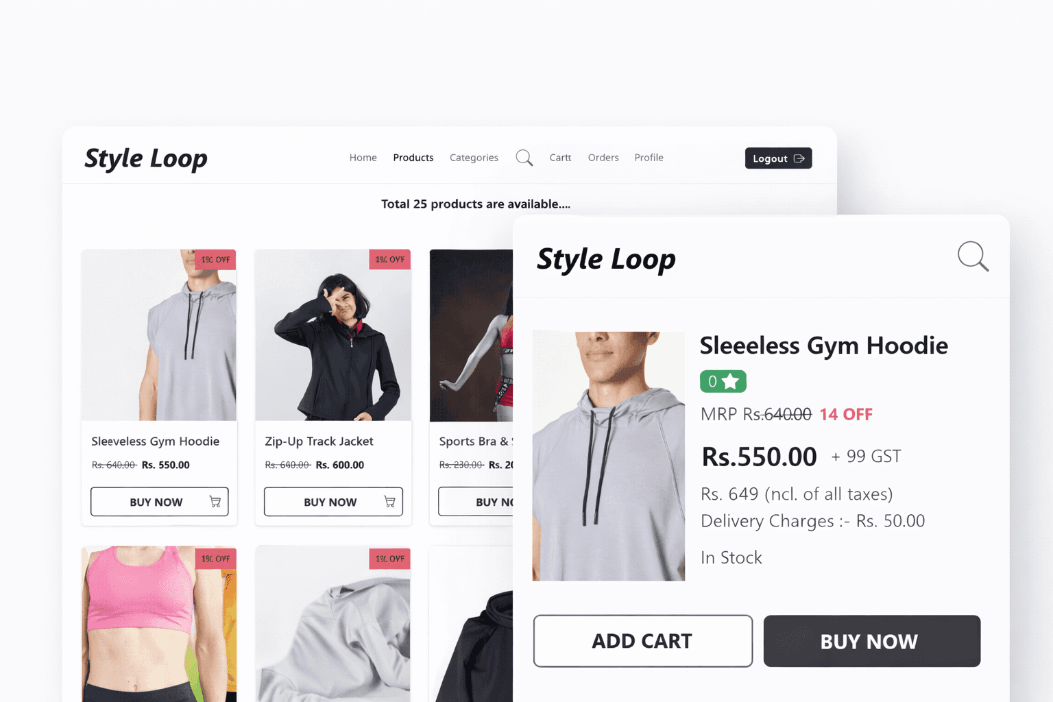 StyleLoop project preview