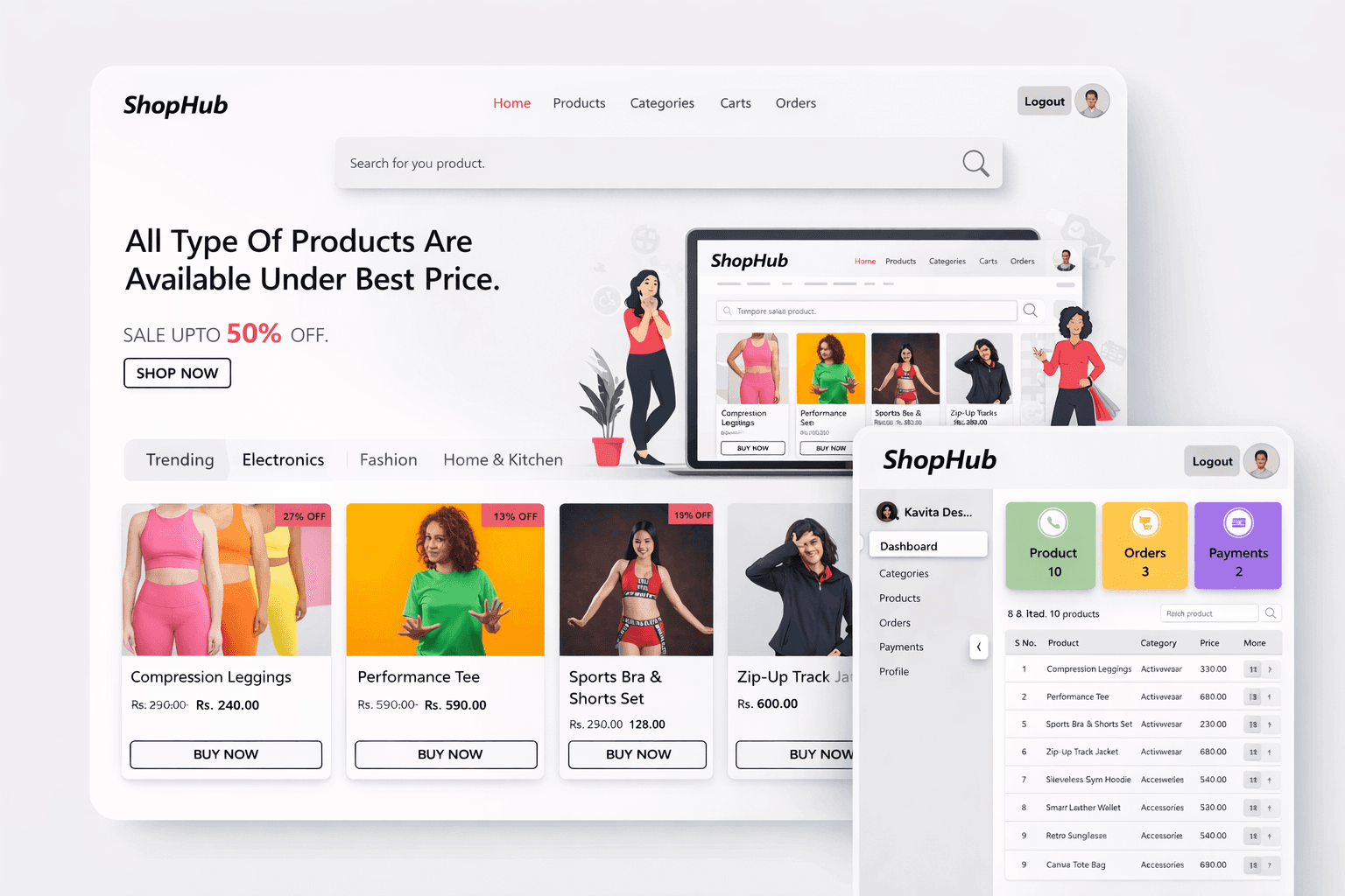 ShopHub project preview