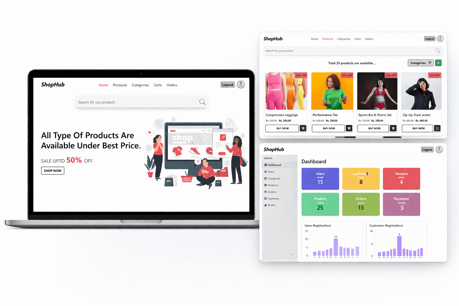 ShopHub – Multi Vendor E-commerce System